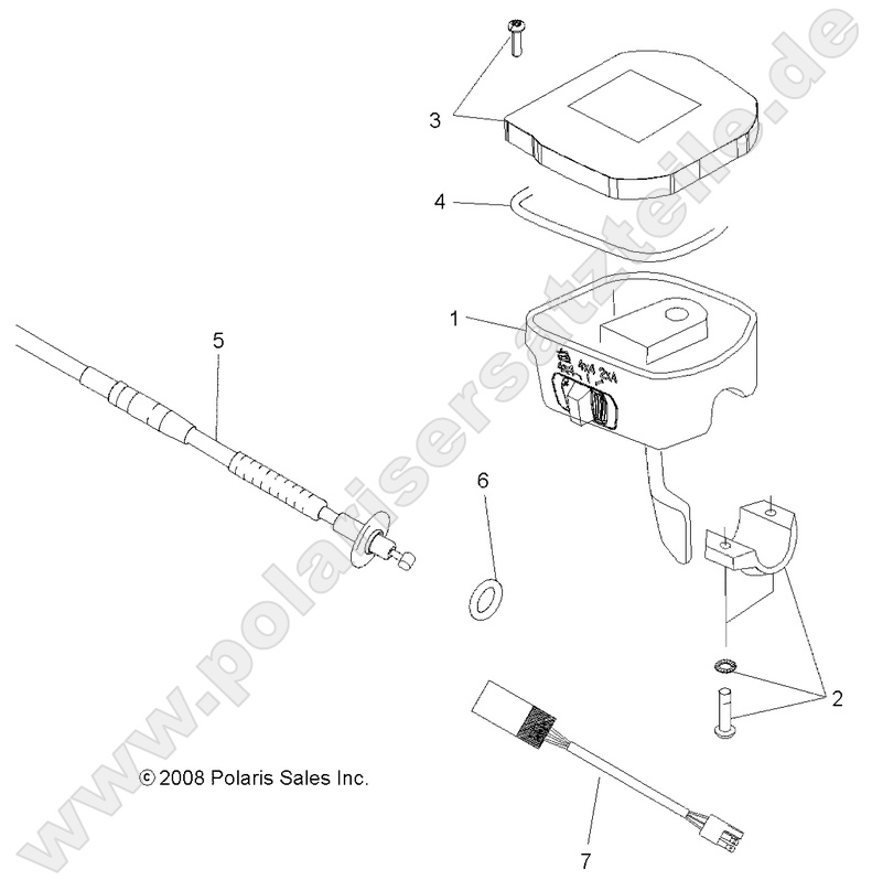 STEERING, CONTROLS, THROTTLE ASM. and CABLE