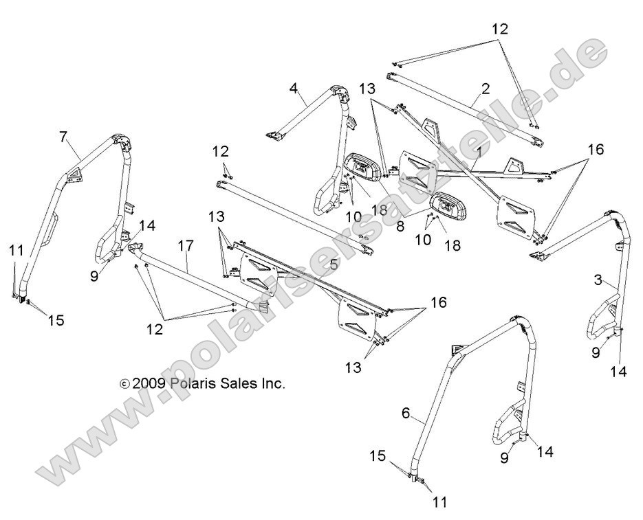 Chassis, Cab Frame