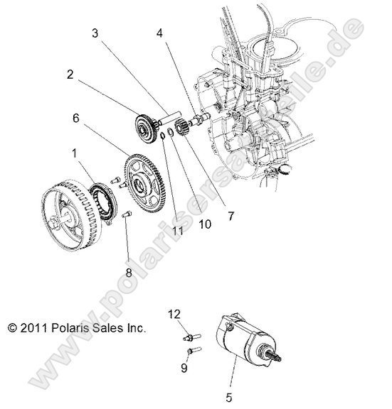 ENGINE, STARTER and DRIVE ENGINE, STARTER and DRIVE