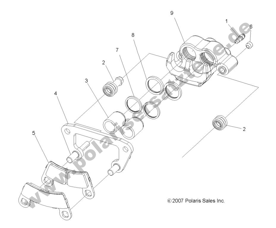 BRAKES, FRONT CALIPER BRAKES, FRONT CALIPER