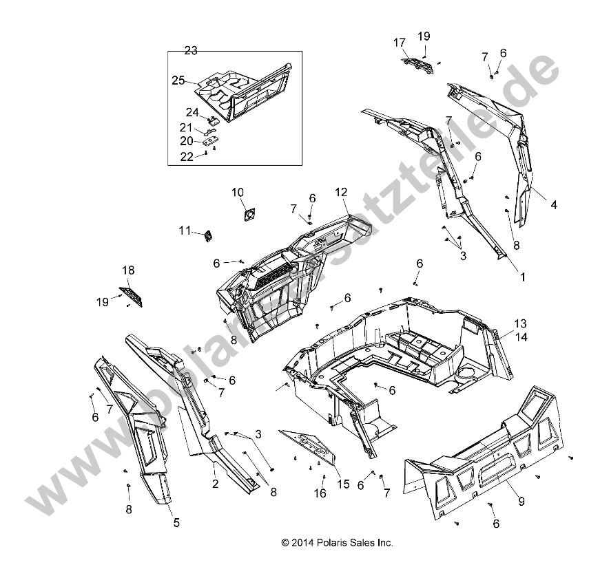 BODY, REAR RACK AND FENDERS BODY, REAR RACK AND FENDERS