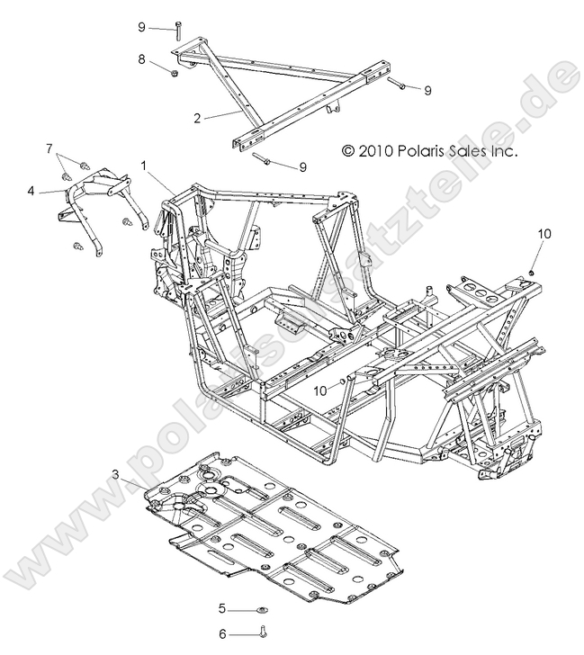 CHASSIS, MAIN FRAME and SKID PLATE CHASSIS, MAIN FRAME and SKID PLATE