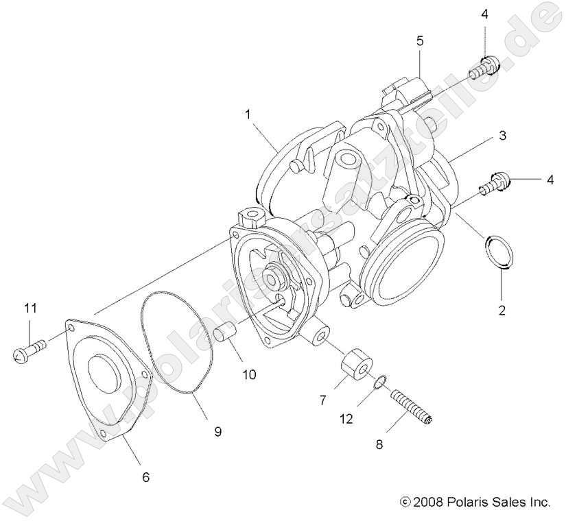 ENGINE, THROTTLE BODY ENGINE, THROTTLE BODY