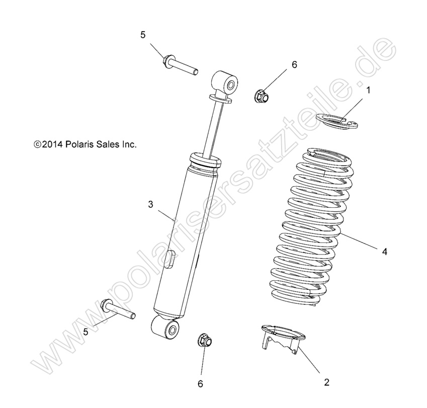 SUSPENSION, FRONT SHOCK SUSPENSION, FRONT SHOCK