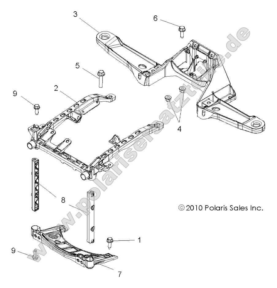 Body, Front Rack Support Body, Front Rack Support