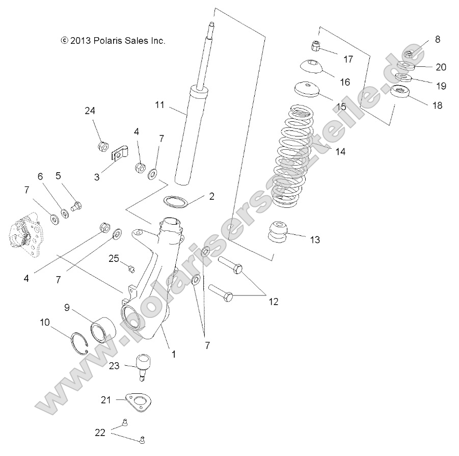 Suspension, Front Strut Suspension, Front Strut