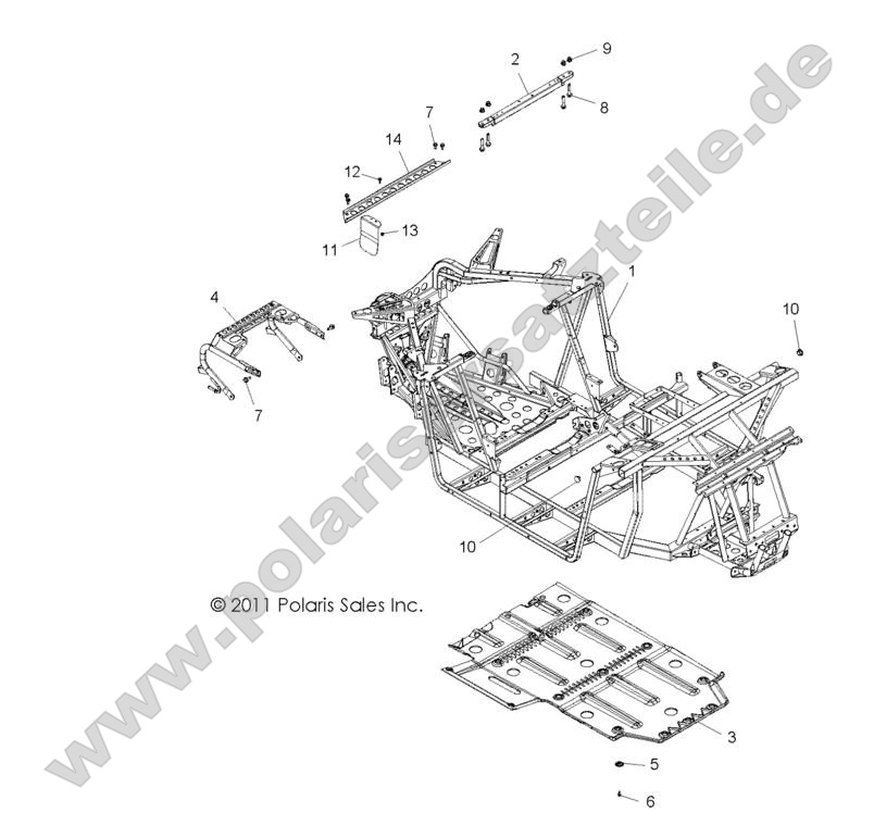 CHASSIS, MAIN FRAME and SKID PLATE CHASSIS, MAIN FRAME and SKID PLATE