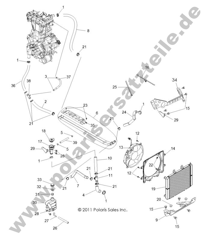 ENGINE, COOLING SYSTEM ENGINE, COOLING SYSTEM