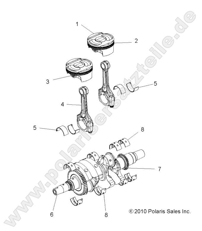 ENGINE, CRANKSHAFT AND PISTON ENGINE, CRANKSHAFT AND PISTON