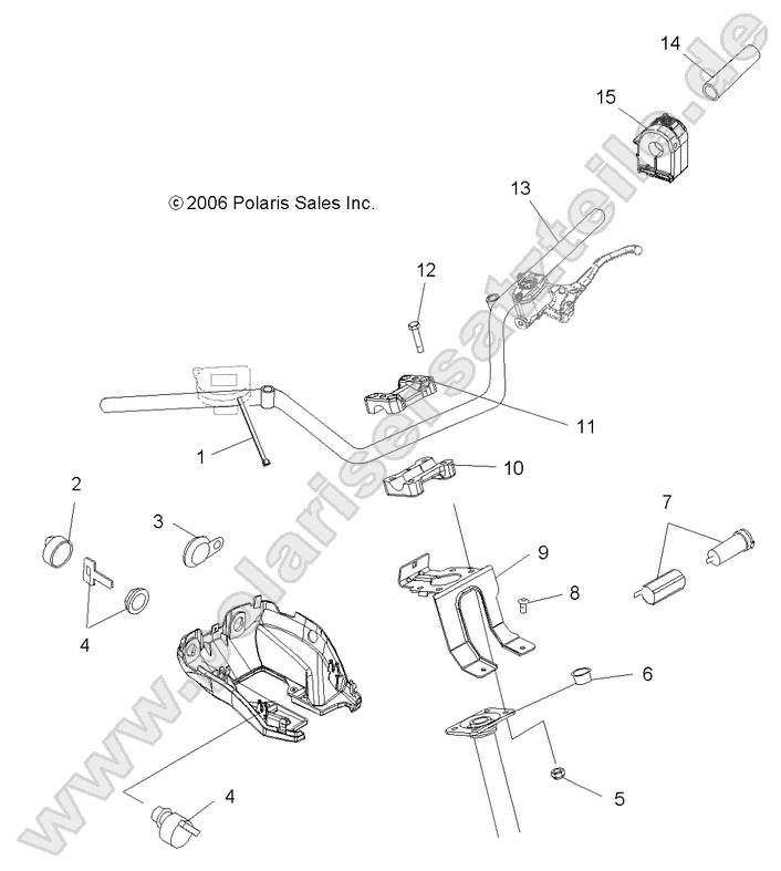 HANDLEBAR and CONTROLS HANDLEBAR and CONTROLS