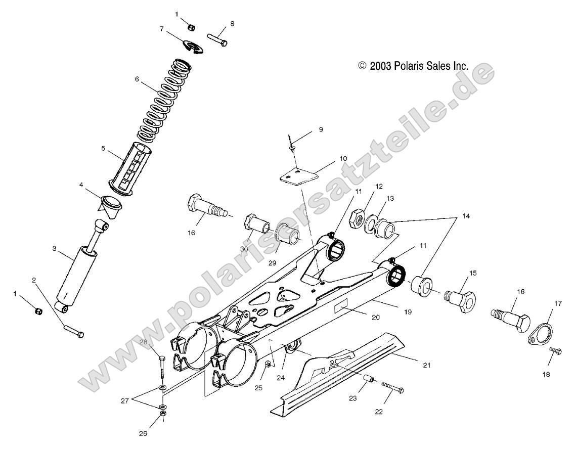 Swing Arm/Shock Mounting