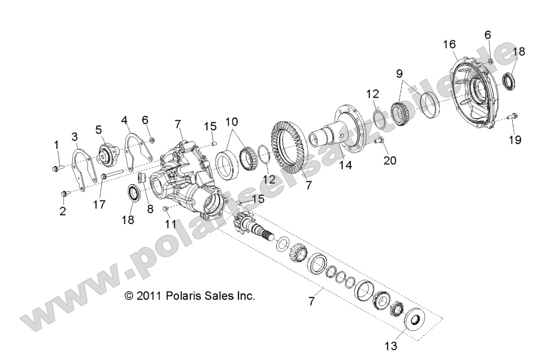 DRIVE TRAIN, GEARCASE, CARRIER, INTERNAL COMPONENTS DRIVE TRAIN, GEARCASE, CARRIER, INTERNAL COMPONENTS