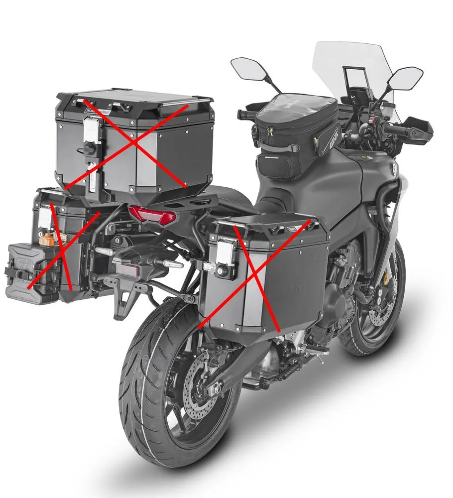 Givi Seitenkofferträger PLO2159CAM für Monokey CAM Side Koffer - Yamaha Tracer 9 /GT 2021-