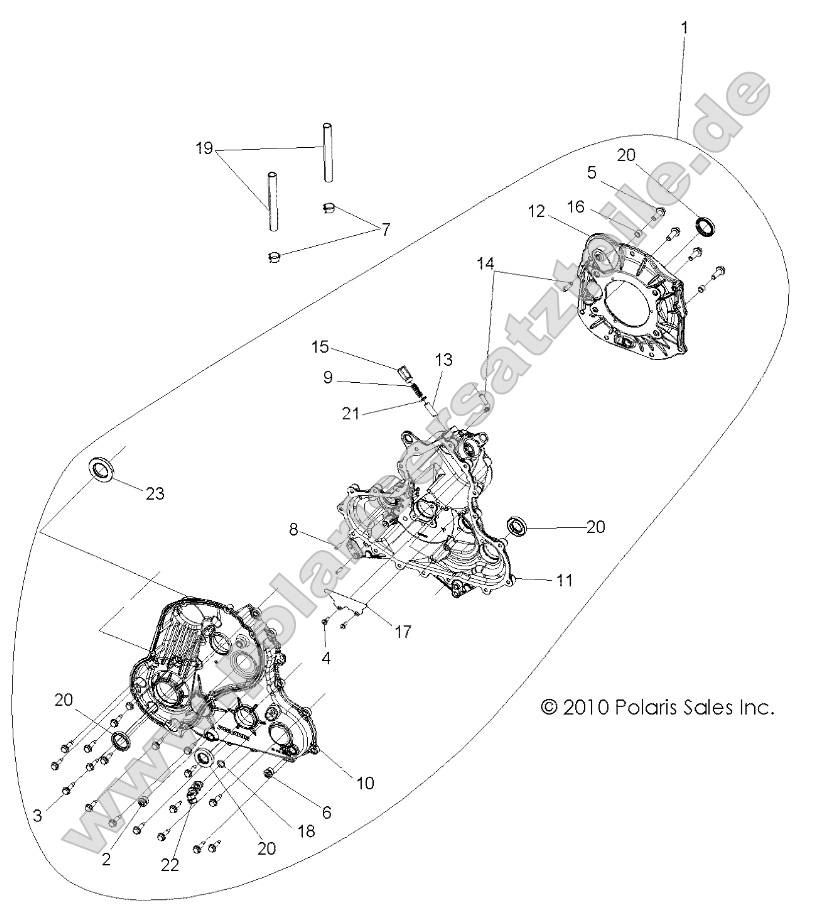 Drive Train, Main Gearcase