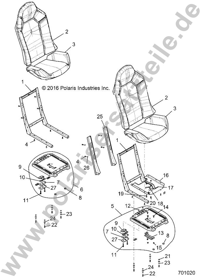 BODY, SEAT ASM. AND SLIDER BODY, SEAT ASM. AND SLIDER