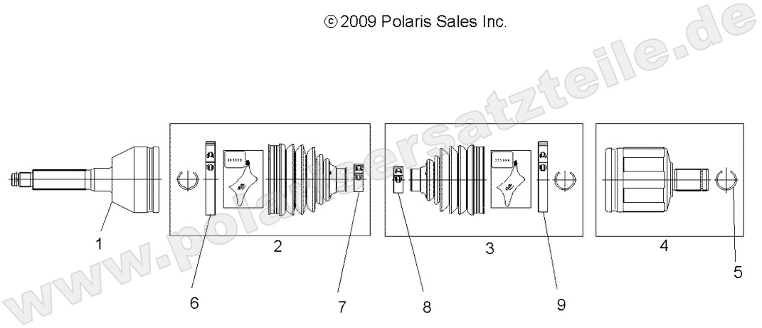 DRIVE TRAIN, FRONT DRIVE SHAFT