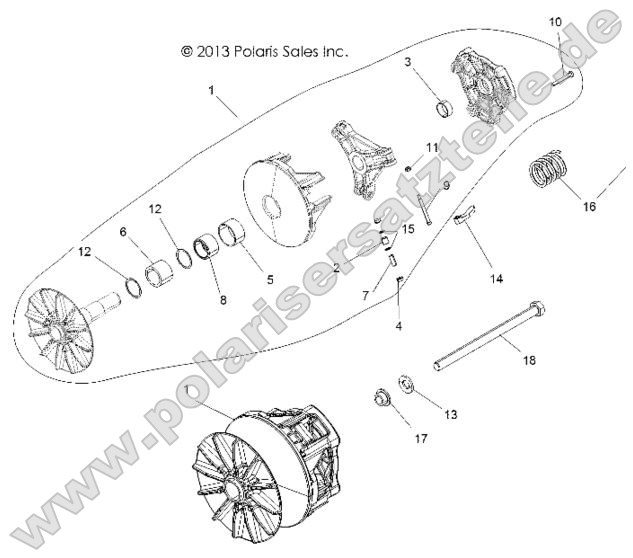 Drive Train, Primary Clutch