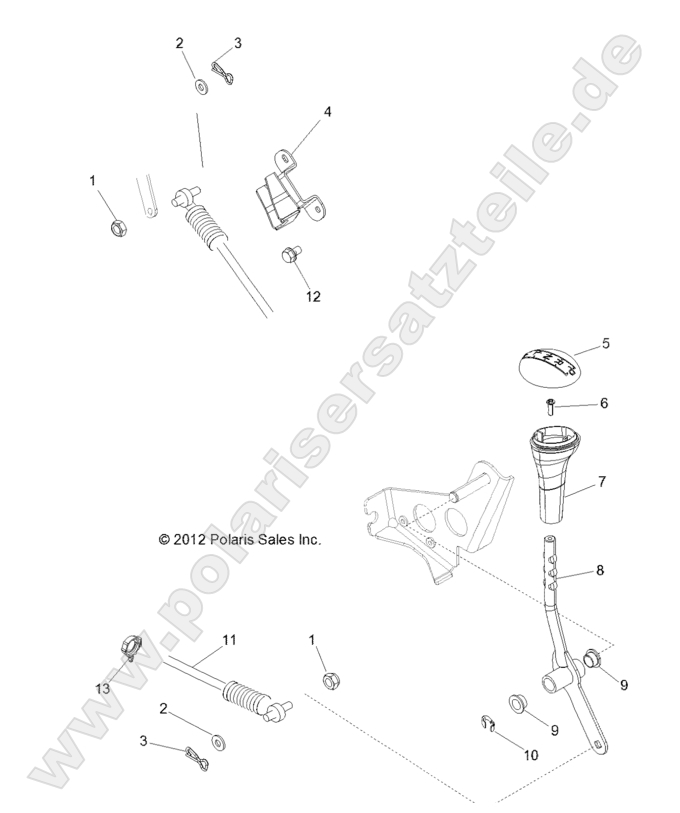 DRIVE TRAIN, GEAR SELECTOR DRIVE TRAIN, GEAR SELECTOR