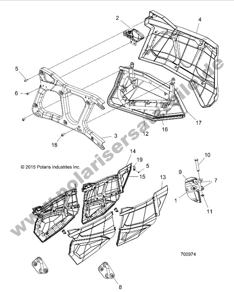 BODY, DOORS, REAR