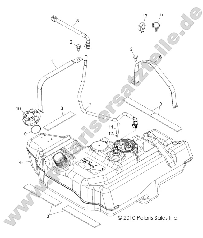 BODY, FUEL TANK BODY, FUEL TANK