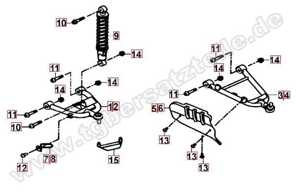 Federbein vorne Federbein vorne
