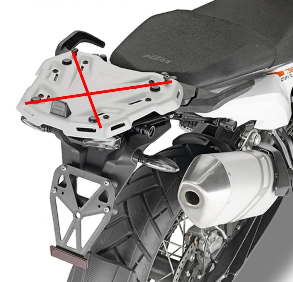 Givi Topcaseträger für Monokey und Monolock Koffer - Husqvarna Norden 901 | KTM Adventure 790 / 890 2019-