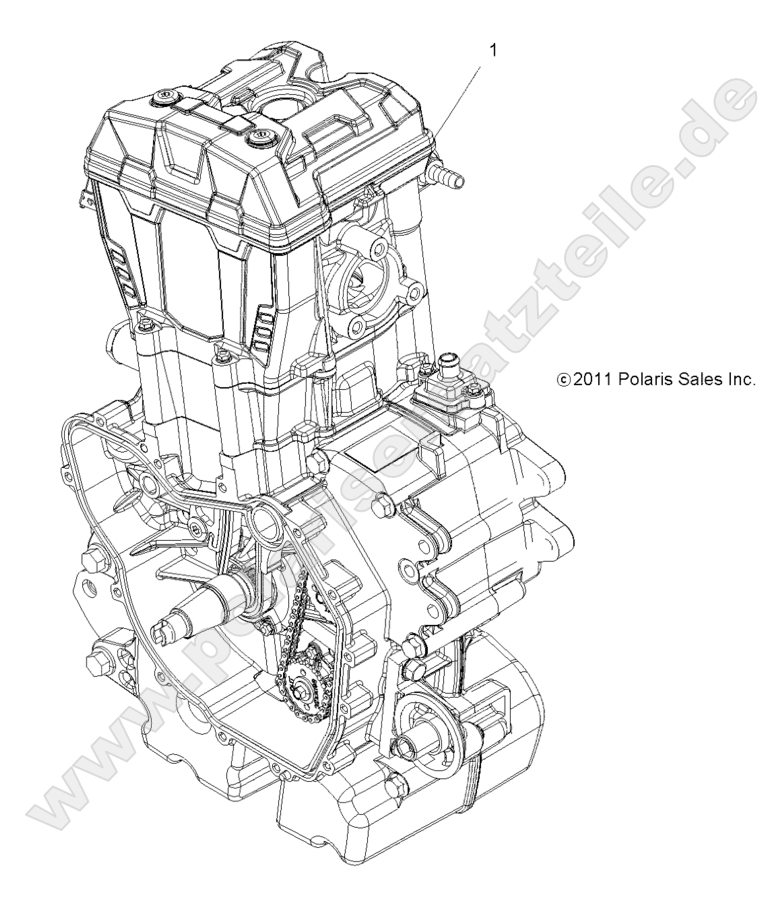 ENGINE, LONG BLOCK ENGINE, LONG BLOCK