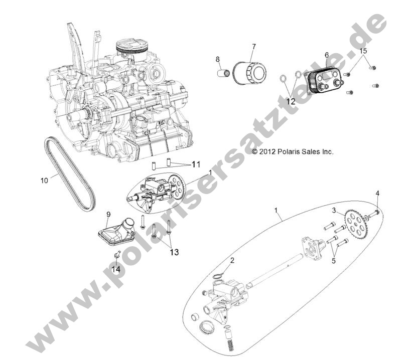 ENGINE, OIL PUMP and OIL COOLER ENGINE, OIL PUMP and OIL COOLER