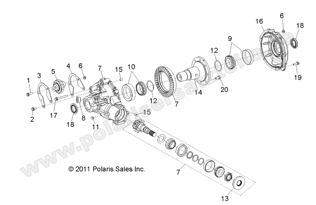 DRIVE TRAIN, GEARCASE, CARRIER, INTERNAL COMPONENTS DRIVE TRAIN, GEARCASE, CARRIER, INTERNAL COMPONENTS