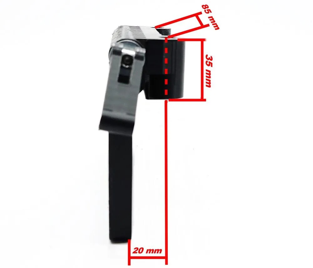 TMP Kennzeichenhalter vorne / Nummernschildhalterung klappbar - Quad / ATV Universal