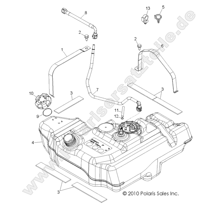 BODY, FUEL TANK BODY, FUEL TANK