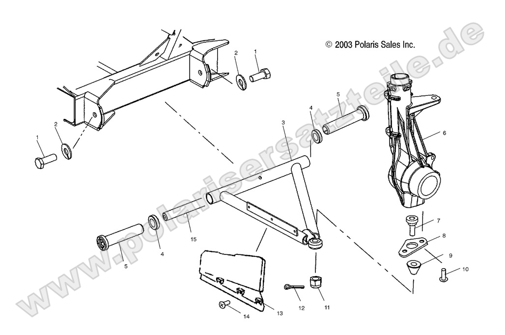 A-ARM/STRUT MOUNTING (6X6) A-ARM/STRUT MOUNTING (6X6)