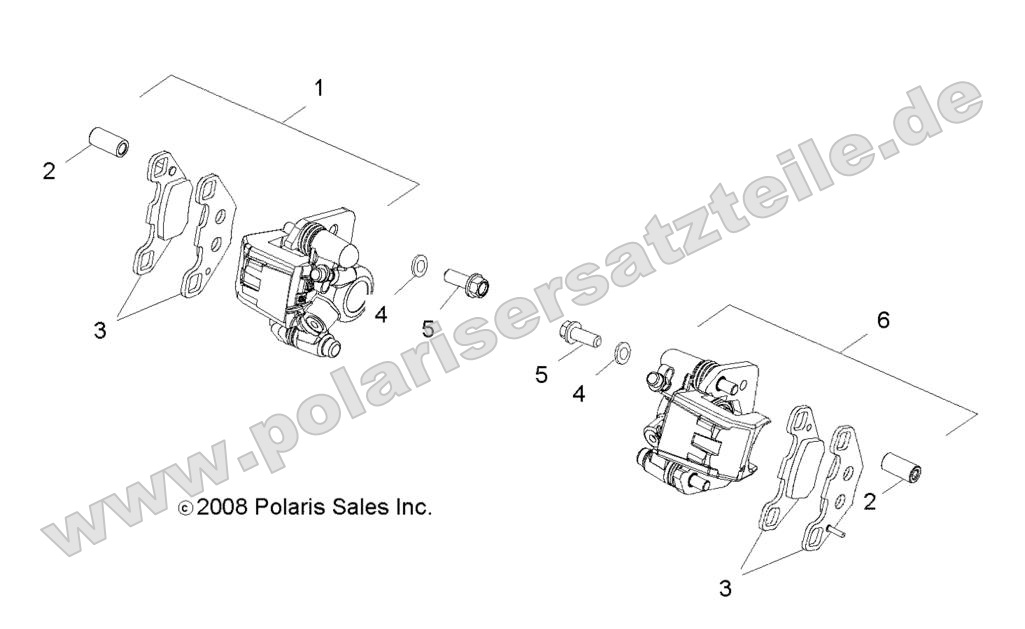BRAKES, CALIPER, FRONT BRAKES, CALIPER, FRONT