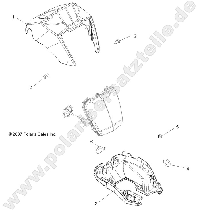 BODY, HEADLIGHT POD