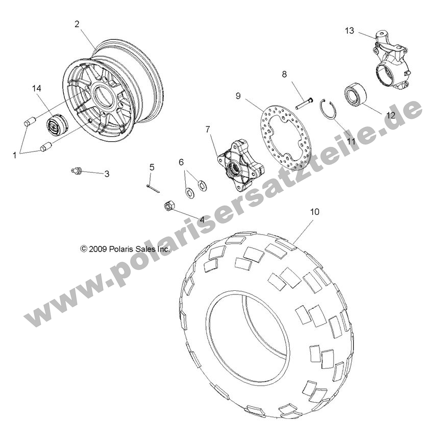 WHEELS, FRONT
