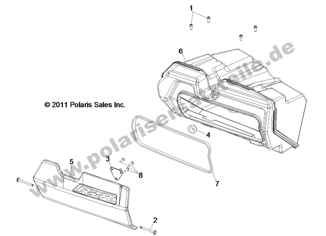 BODY, GLOVEBOX BODY, GLOVEBOX