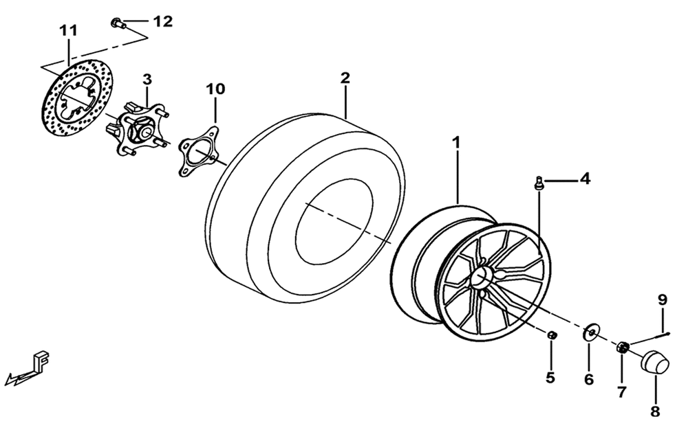 Räder & Bremsscheibe hinten