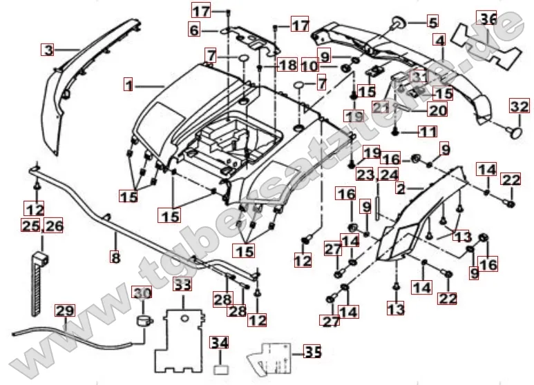 Heckverkleidung Heckverkleidung