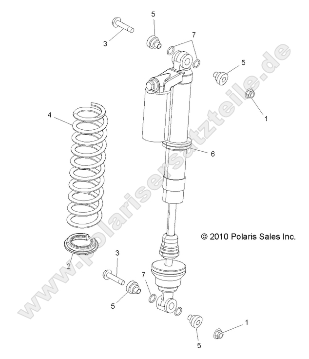 SUSPENSION, REAR SHOCK MOUNTING SUSPENSION, REAR SHOCK MOUNTING