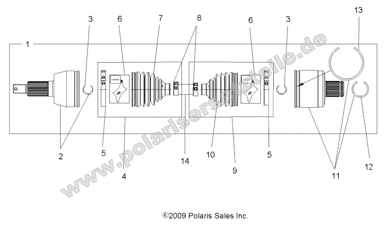 Drive Train, Drive Shaft, Rear Drive Train, Drive Shaft, Rear