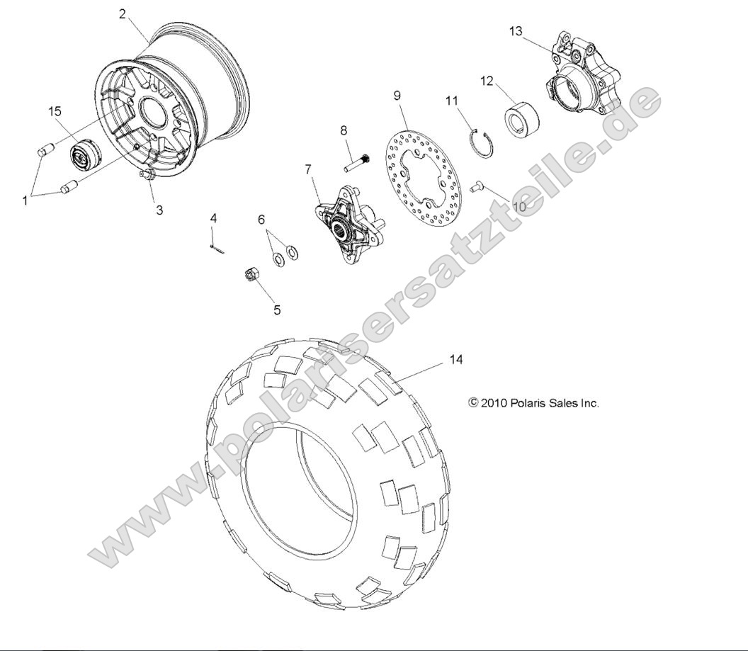 WHEELS, FRONT