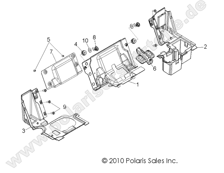 BODY, SEAT DIVIDER BODY, SEAT DIVIDER
