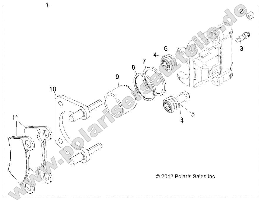 Brakes, Rear Caliper Brakes, Rear Caliper