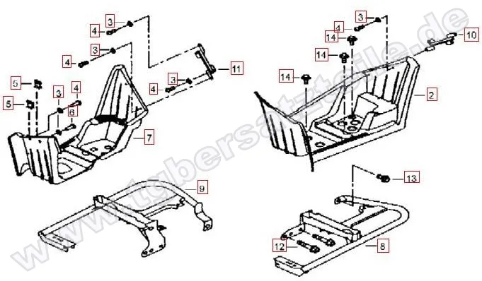 Fußstütze Fußstütze