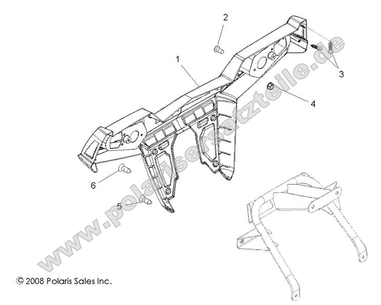 BODY, REAR BUMPER