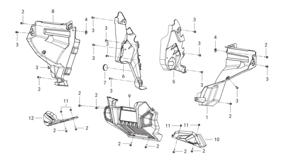 Innenkotflügel vorne Innenkotflügel vorne