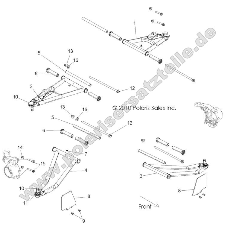 SUSPENSION, FRONT CONTROL ARMS SUSPENSION, FRONT CONTROL ARMS