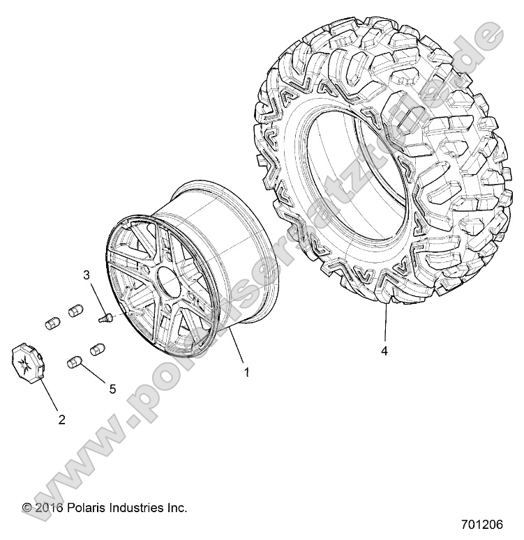 Wheels, Rear (701206) Wheels, Rear (701206)