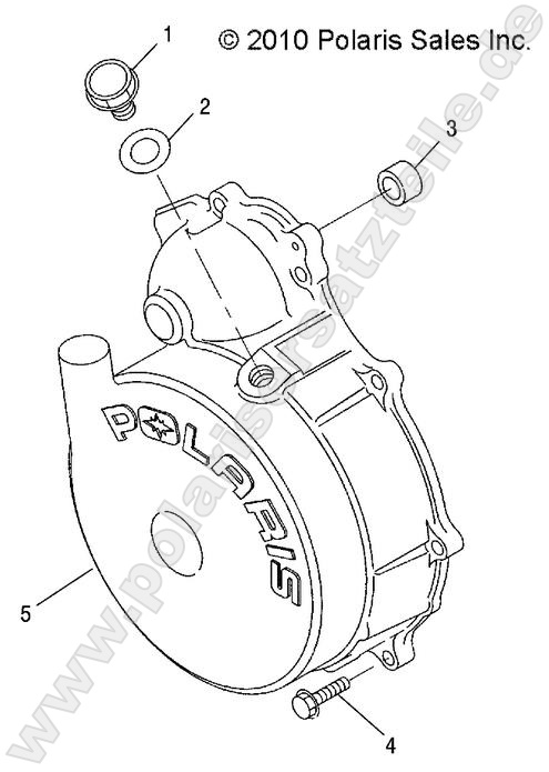 ENGINE, FLYWHEEL COVER