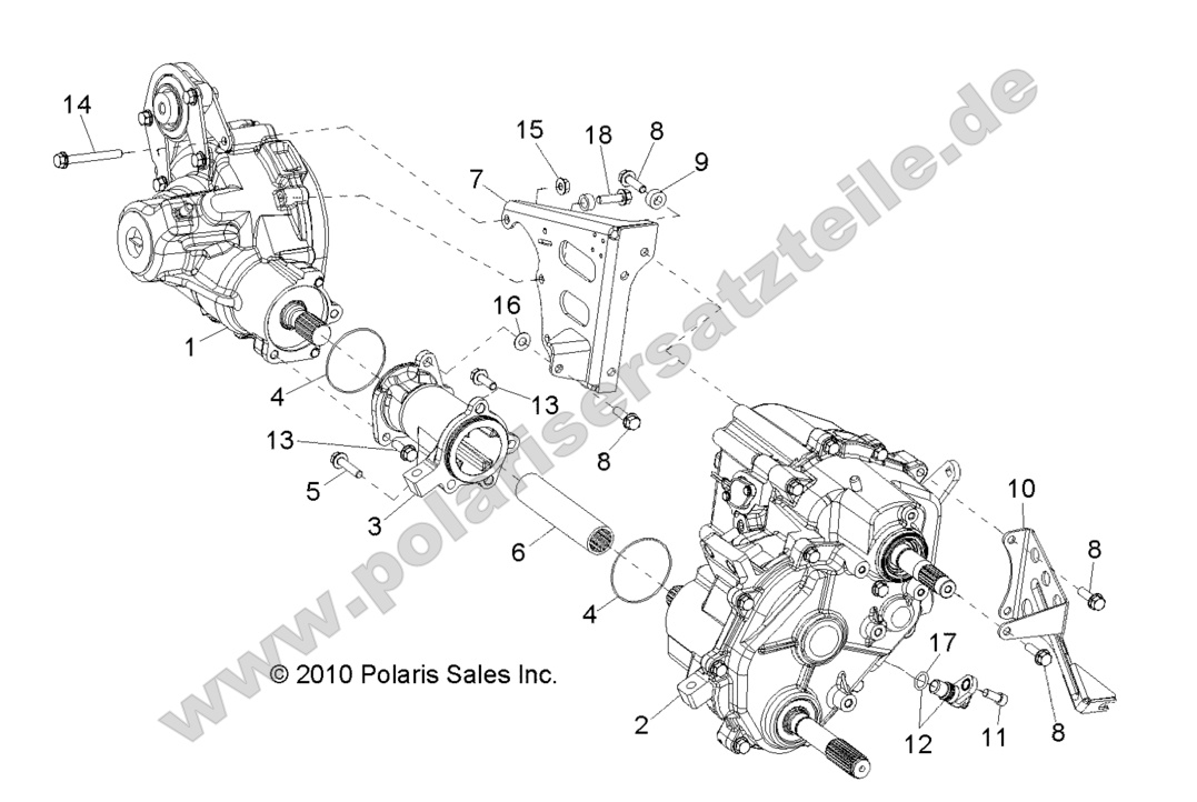 DRIVE TRAIN, GEARCASE, CARRIER MOUNTING DRIVE TRAIN, GEARCASE, CARRIER MOUNTING